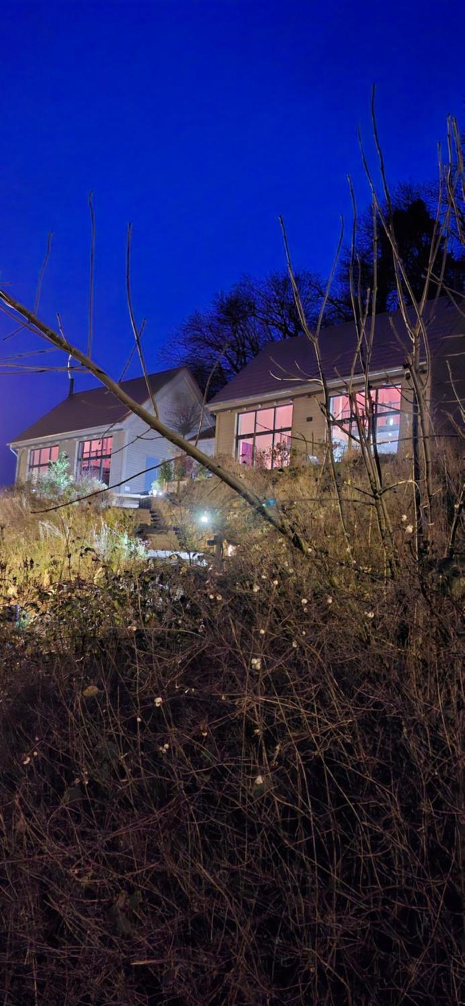 Odenwald-Lodge Mit Infrarotsauna Und E-Ladestation Im Naturpark Odenwald "Haus Himmelblau" Reichelsheim 外观 照片